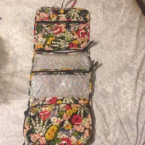 Vera Bradley hanging cosmetic case